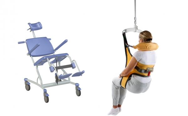 Duschen, Baden und Transfer